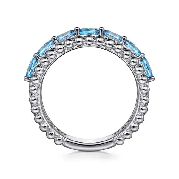 Sterling Silver Bujukan Fashion Ring With Swiss Blue Topaz Image 2 Koerbers Fine Jewelry Inc New Albany, IN