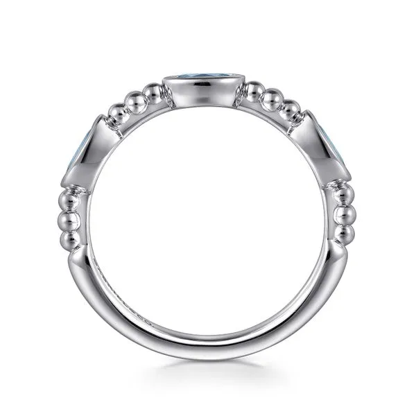 925 Sterling Silver Bujukan Blue Topaz Fashion Ladies Ring Image 2 Koerbers Fine Jewelry Inc New Albany, IN