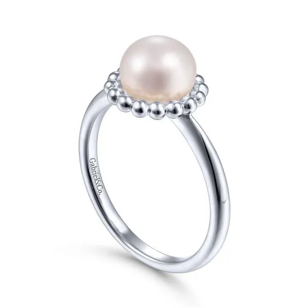 925 Sterling Silver Bujukan Frame Pearl Ring Image 3 Koerbers Fine Jewelry Inc New Albany, IN