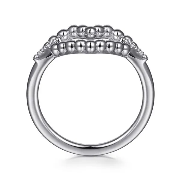 925 Sterling Silver Bujukan Heart Diamond Ladies Ring Image 2 Koerbers Fine Jewelry Inc New Albany, IN