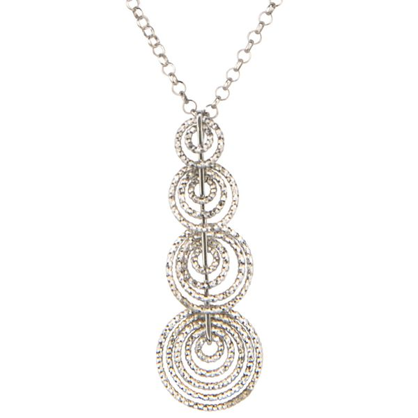 Sterling Silver Graduating Circle Necklace Koerbers Fine Jewelry Inc New Albany, IN