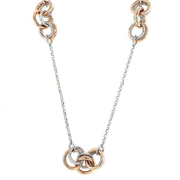 Sterling Silver And Rose Gold Plated Willow Necklace Koerbers Fine Jewelry Inc New Albany, IN