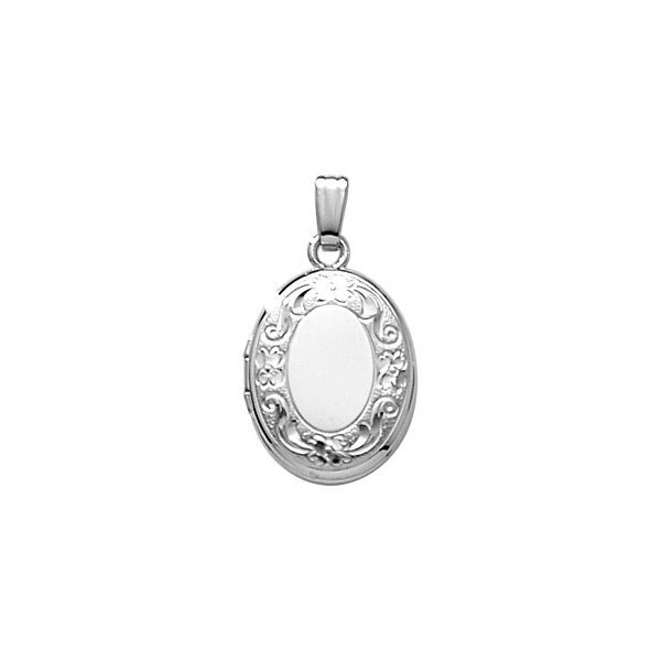 Sterling Silver Oval Locket Koerbers Fine Jewelry Inc New Albany, IN