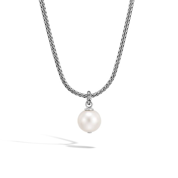 Sterling Silver Classic Chain Pendant Necklace with Freshwater Pearl Koerbers Fine Jewelry Inc New Albany, IN