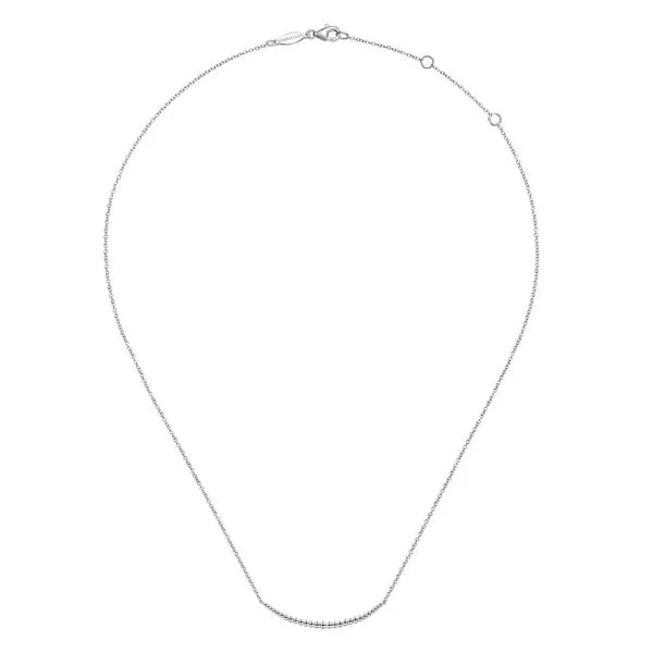 925 Sterling Silver Bujukan Bead Bar Necklace Image 2 Koerbers Fine Jewelry Inc New Albany, IN