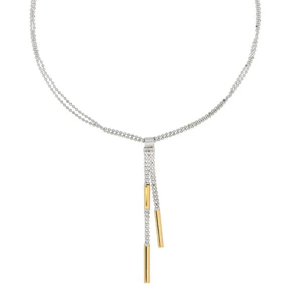 Sterling Silver and Yellow Gold Plated Enid Necklace Koerbers Fine Jewelry Inc New Albany, IN