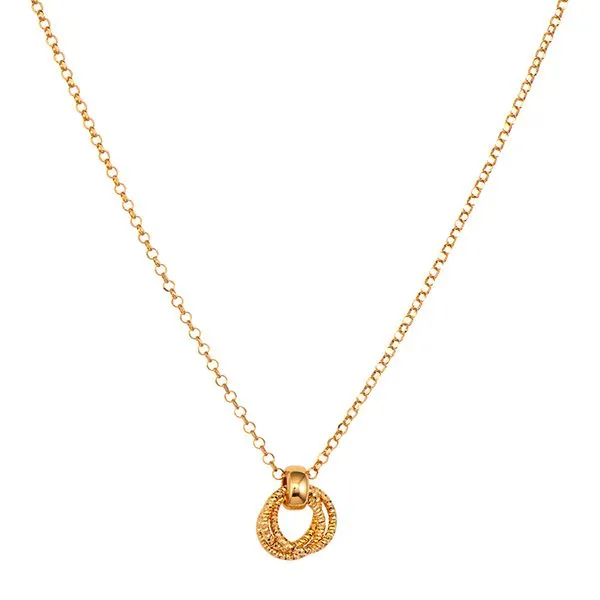 Sterling Silver and Yellow Gold Plated Maribeth Necklace Koerbers Fine Jewelry Inc New Albany, IN