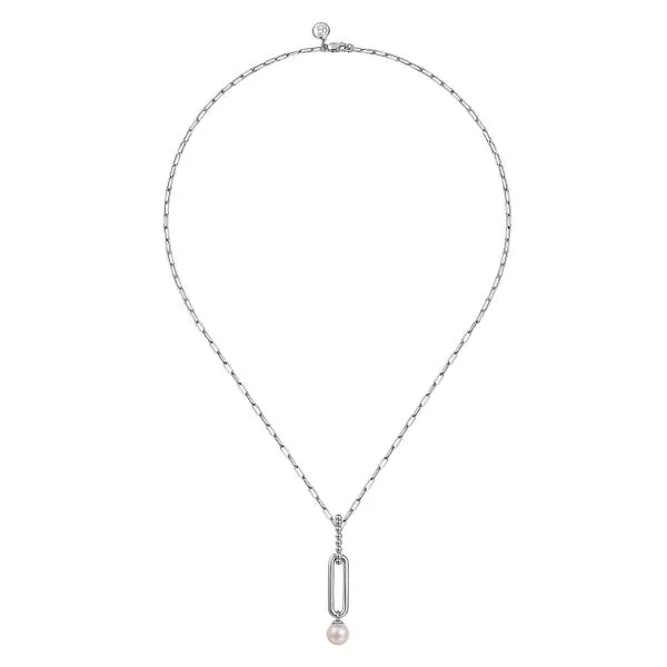 925 Sterling Silver Pearl Bujukan Drop Necklace Image 2 Koerbers Fine Jewelry Inc New Albany, IN
