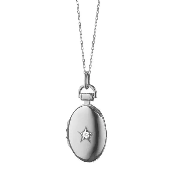 Sterling Silver Petite Oval 