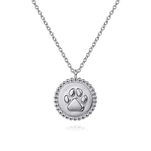 Sterling Silver Bujukan Footprint Necklace Koerbers Fine Jewelry Inc New Albany, IN