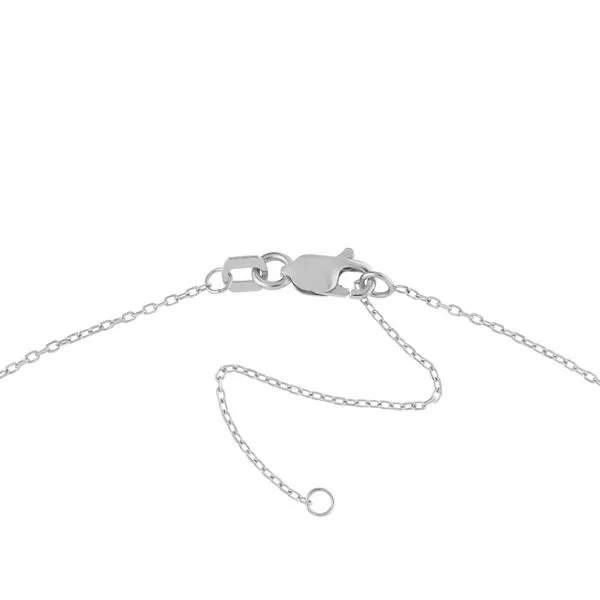 Sterling Silver Mom Disc Necklace with Heart Image 3 Koerbers Fine Jewelry Inc New Albany, IN