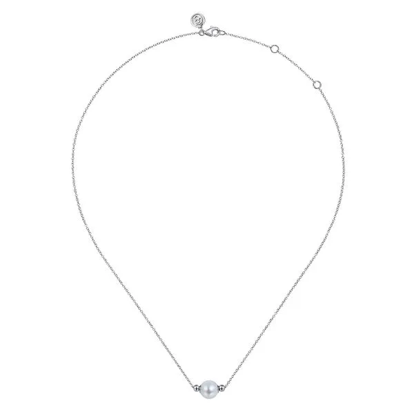 925 Sterling Silver Pearl Bujukan Fashion Necklace Image 2 Koerbers Fine Jewelry Inc New Albany, IN