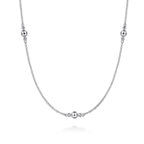 925 Sterling Silver Beaded Necklace Koerbers Fine Jewelry Inc New Albany, IN