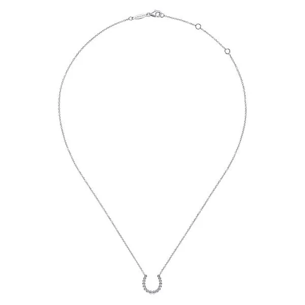 925 Sterling Silver Bujukan Bead Horseshoe Necklace Image 2 Koerbers Fine Jewelry Inc New Albany, IN