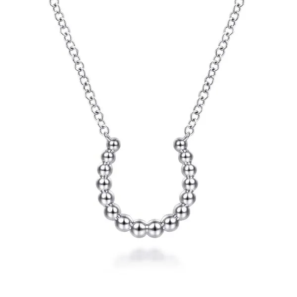 925 Sterling Silver Bujukan Bead Horseshoe Necklace Koerbers Fine Jewelry Inc New Albany, IN