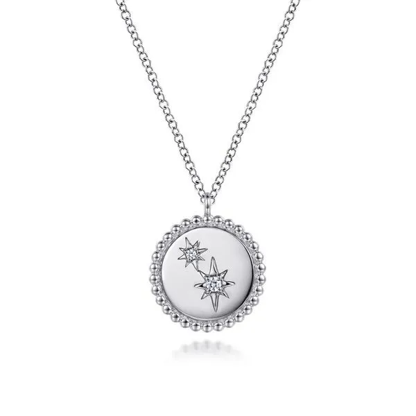 Sterling Silver Diamond Star Necklace Koerbers Fine Jewelry Inc New Albany, IN