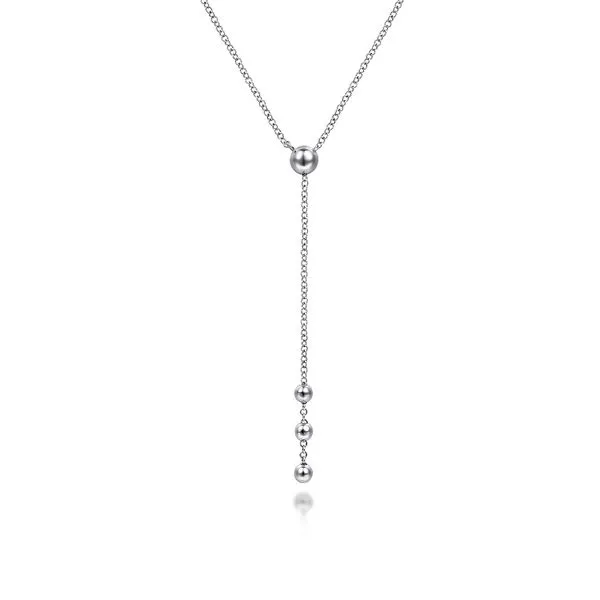 925 Sterling Silver Beaded Y Knots Necklace Koerbers Fine Jewelry Inc New Albany, IN