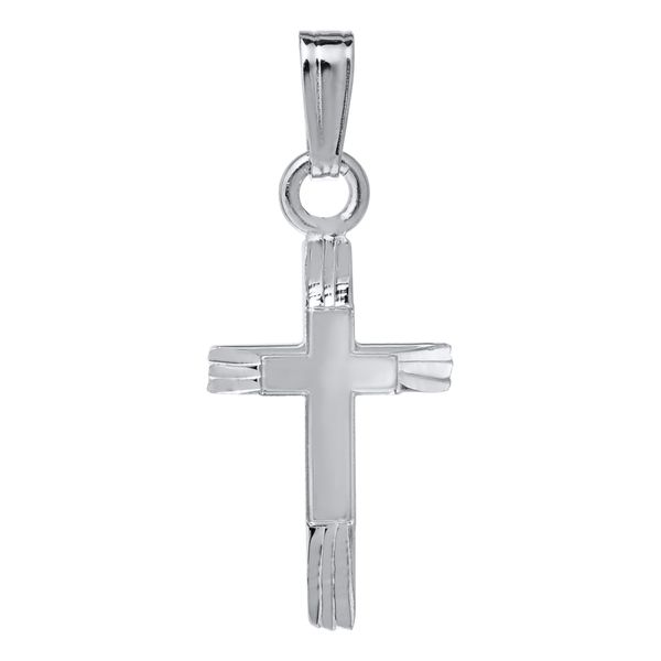 Sterling Silver Children's Engraved Cross Koerbers Fine Jewelry Inc New Albany, IN