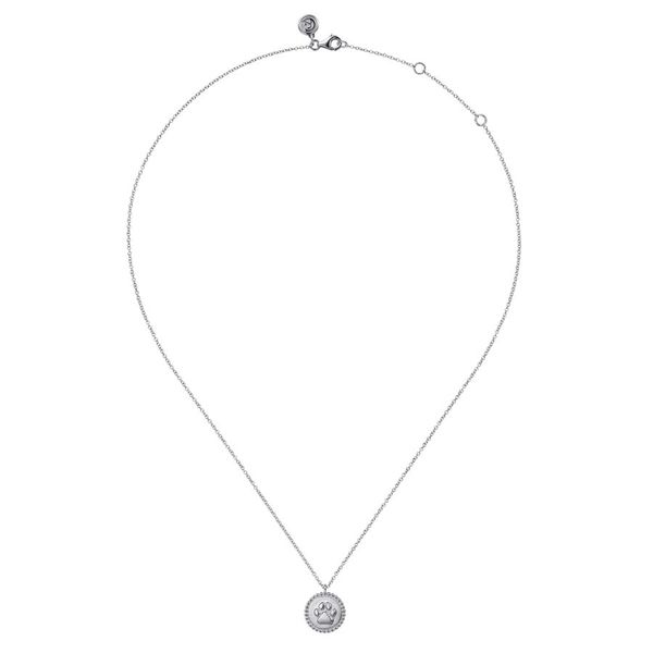 Sterling Silver Bujukan Footprint Necklace Image 2 Koerbers Fine Jewelry Inc New Albany, IN