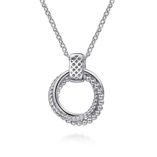 14K Yellow Gold and 925 Sterling Silver Bujukan Pendant Necklace Image 3 Koerbers Fine Jewelry Inc New Albany, IN
