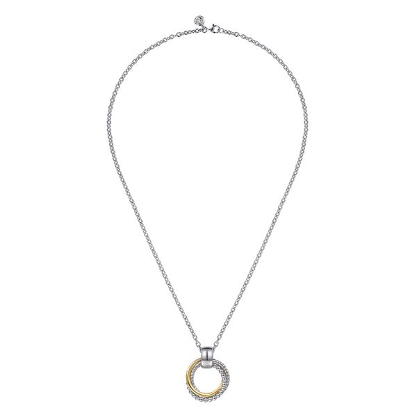 14K Yellow Gold and 925 Sterling Silver Bujukan Pendant Necklace Image 4 Koerbers Fine Jewelry Inc New Albany, IN