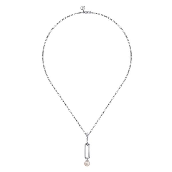 925 Sterling Silver Pearl Bujukan Drop Necklace Image 2 Koerbers Fine Jewelry Inc New Albany, IN