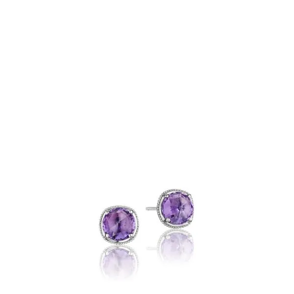 Sterling Silver Simply Gem Stud Earrings  featuring Amethyst Koerbers Fine Jewelry Inc New Albany, IN