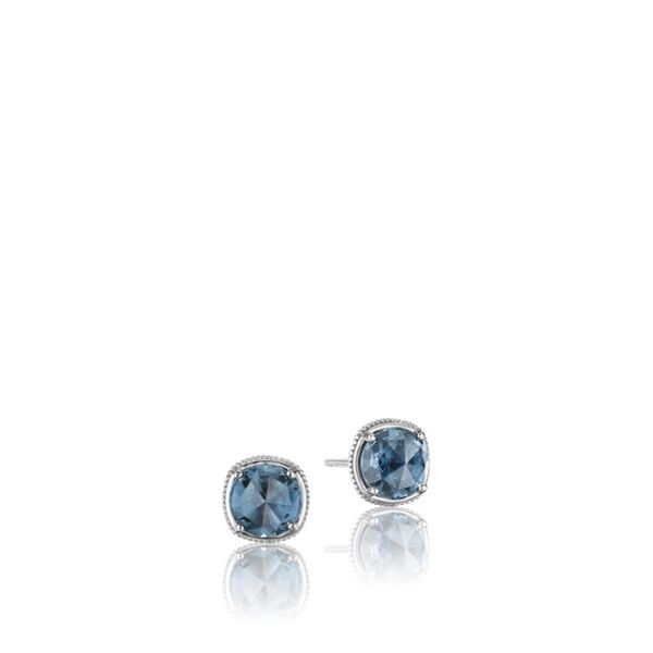 Sterling Silver Simply Gem Stud featuring London Blue Topaz Koerbers Fine Jewelry Inc New Albany, IN