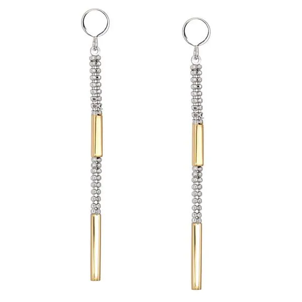 Sterling Silver And Yellow Gold Plated Enid Earrings Koerbers Fine Jewelry Inc New Albany, IN