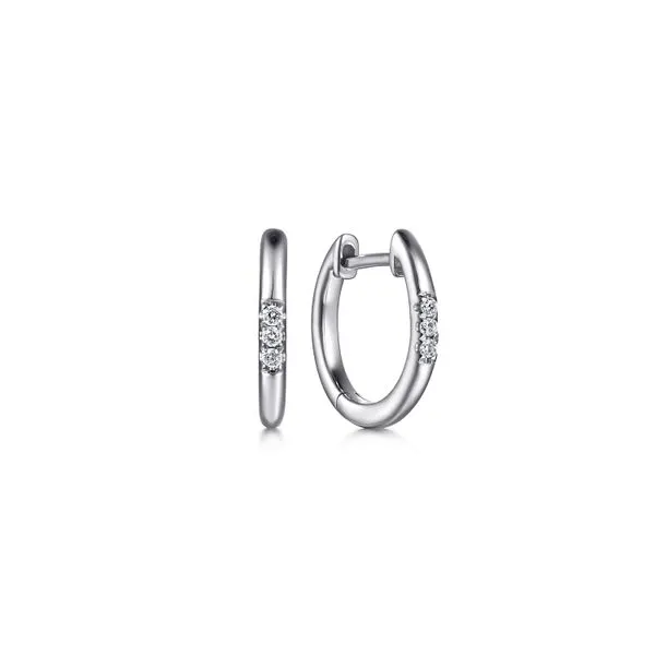 Sterling Silver Diamond Hughie Earrings Koerbers Fine Jewelry Inc New Albany, IN