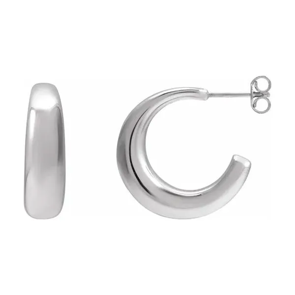 Sterling Silver Small Hoop Earrings Image 2 Koerbers Fine Jewelry Inc New Albany, IN