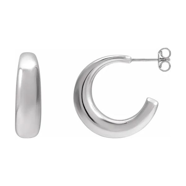 Sterling Silver Small Hoop Earrings
