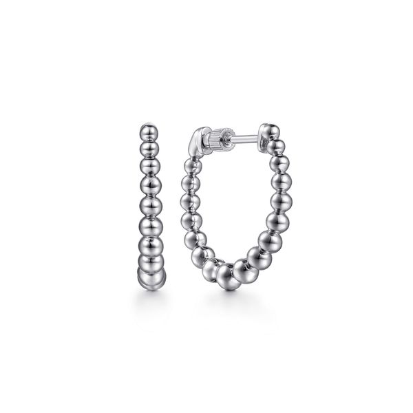 925 Sterling Silver Bujukan Graduated 20mm Classic Hoop Earrings Koerbers Fine Jewelry Inc New Albany, IN