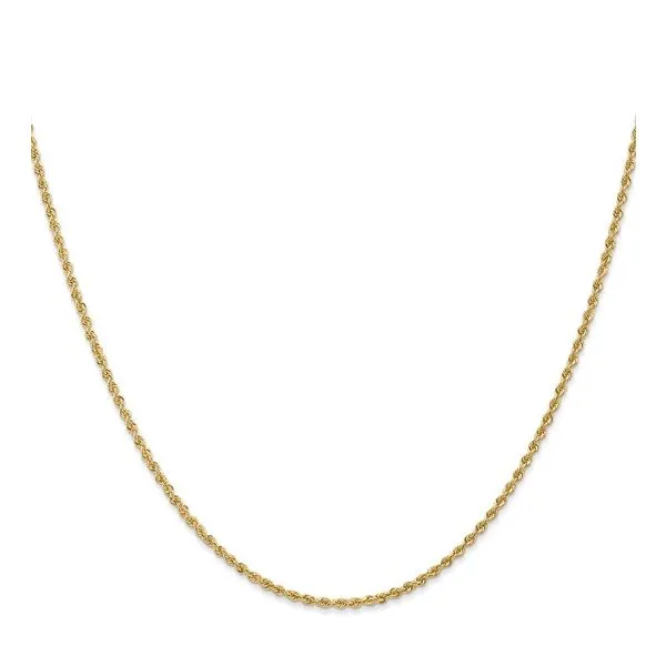 10K Yellow Gold Gents Rope Chain 22