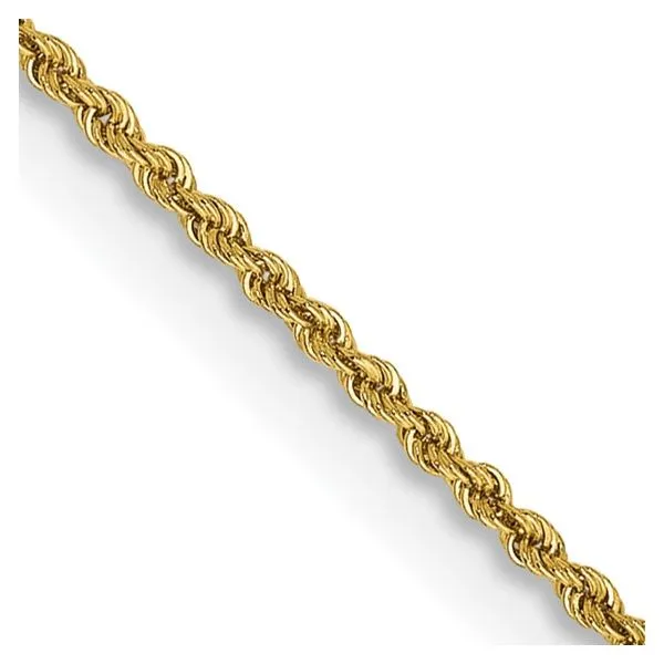 14K Regular Rope with Lobster Clasp Chain 22