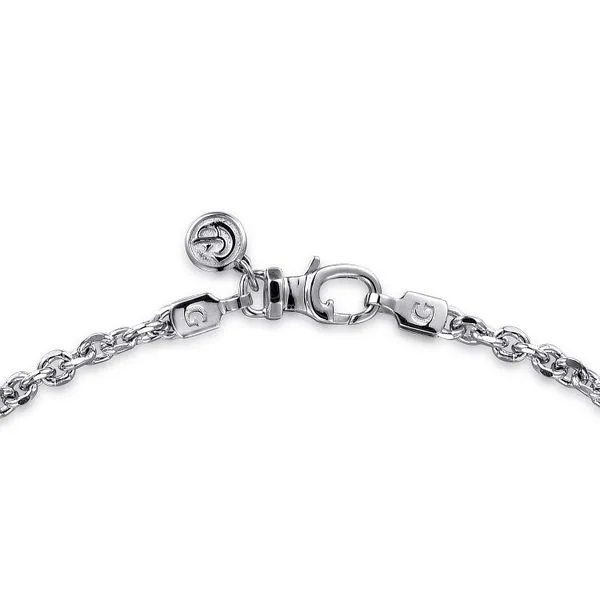 925 Sterling Silver Solid Men's Link Chain Necklace Image 3 Koerbers Fine Jewelry Inc New Albany, IN