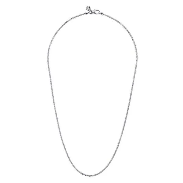 925 Sterling Silver Mens Wheat Chain Necklace 22