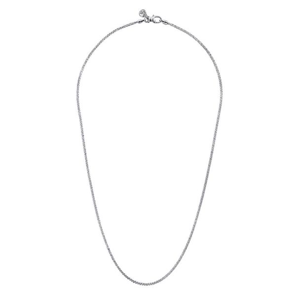 925 Sterling Silver Mens Wheat Chain Necklace 22