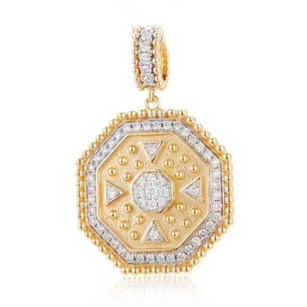 14K Yellow Gold Diamond Medallion Koerbers Fine Jewelry Inc New Albany, IN