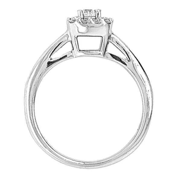 Estate 14K White Gold Diamond Promise Ring Image 2 Koerbers Fine Jewelry Inc New Albany, IN