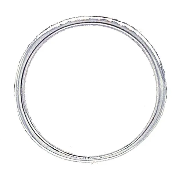 Estate White Gold Diamond Wedding Band Image 2 Koerbers Fine Jewelry Inc New Albany, IN