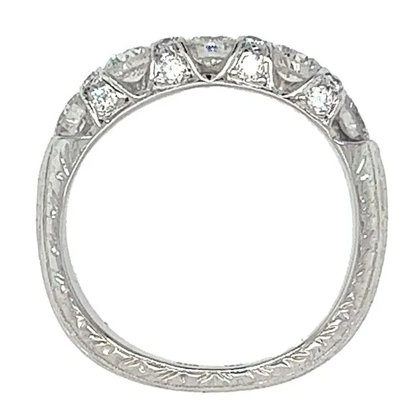 Estate 18K White Gold Diamond Band Image 2 Koerbers Fine Jewelry Inc New Albany, IN