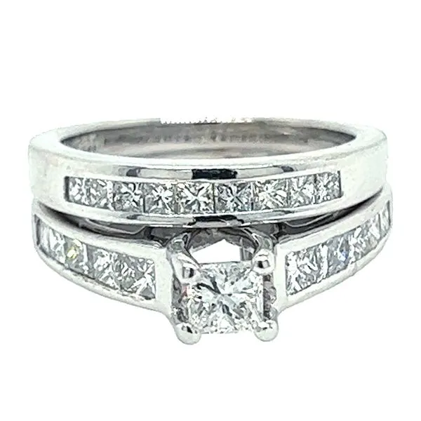 Estate 14K White Gold Diamond Bridal Set Koerbers Fine Jewelry Inc New Albany, IN