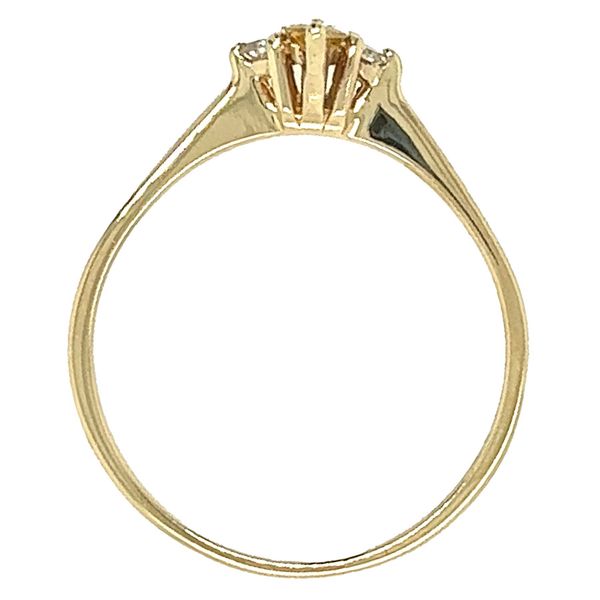 Estate 14K Yellow Gold 3 Stone Ring Image 2 Koerbers Fine Jewelry Inc New Albany, IN