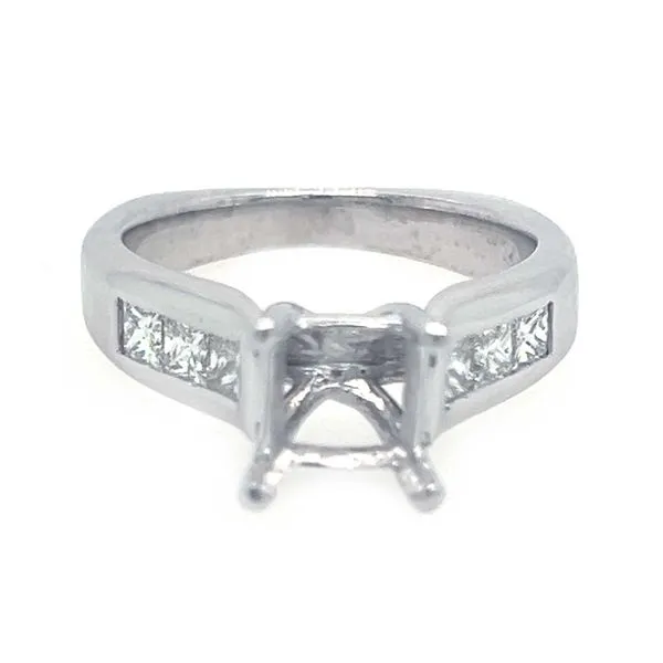 Estate 14K White Gold Diamond Semi Mount Koerbers Fine Jewelry Inc New Albany, IN