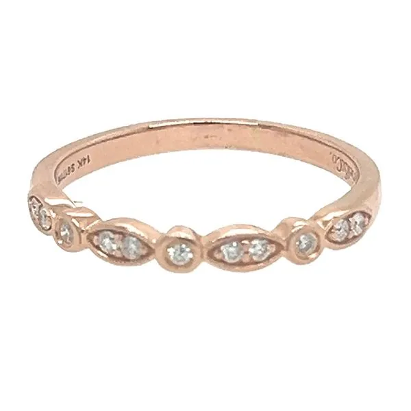 Estate 14K Rose Gold Diamond Band Koerbers Fine Jewelry Inc New Albany, IN