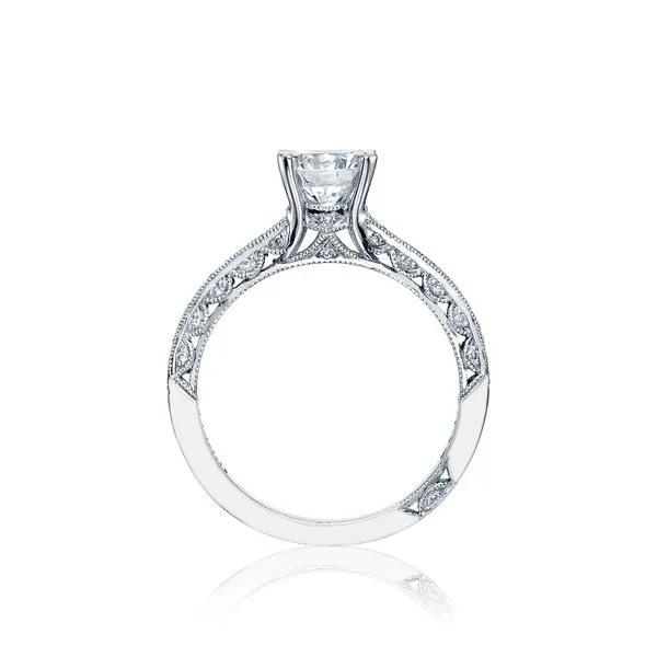 Estate 18K White Gold Tacori Crescent Ring Image 2 Koerbers Fine Jewelry Inc New Albany, IN