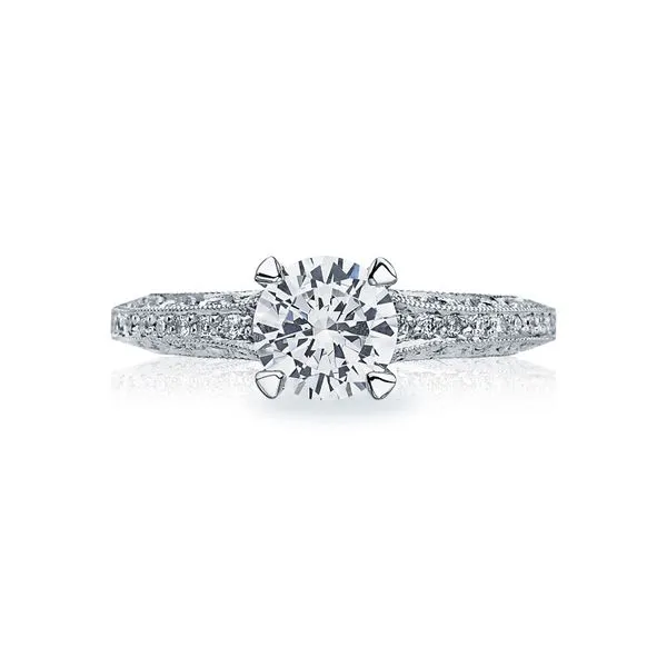 Estate 18K White Gold Tacori Crescent Ring Koerbers Fine Jewelry Inc New Albany, IN