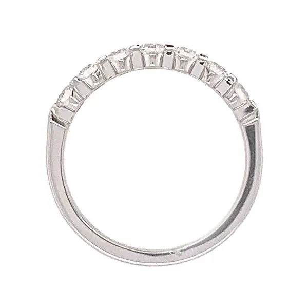 Estate 18K White Gold Diamond Wedding Band Image 2 Koerbers Fine Jewelry Inc New Albany, IN