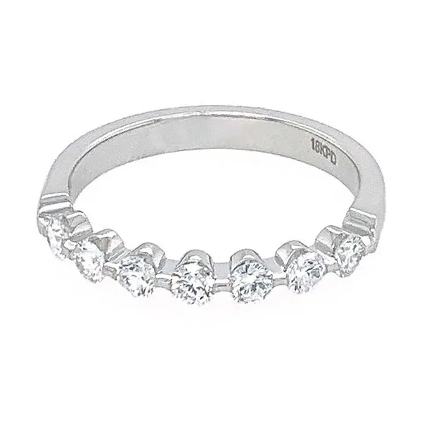 Estate 18K White Gold Diamond Wedding Band Koerbers Fine Jewelry Inc New Albany, IN